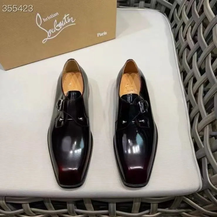 p920💰Men's shoes Christia*.Lobouti*🆑High-end men's business formal leather shoes | Classic red sole shoes | Original imported first-layer cowhide | Iconic rivet decoration | Water-dyed cowhide lining | Italian imported red cowhide outsole | High-end luxury | Perfect interpretation of fashion, sunshine, style, suitable for various occasions Size: 39-44 (customized at 38.45.46)